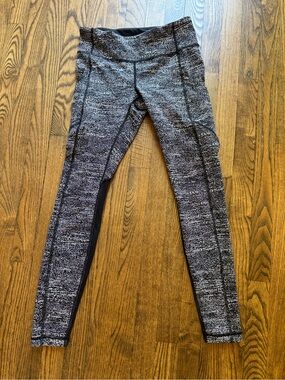 Lululemon Black & White Performance Leggings
